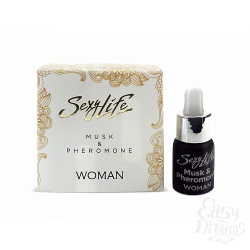 Фотография 1:  Женские духи с феромонами Sexy Life Musk & Pheromone, 5 мл.  Фотография 1:  Женские духи с феромонами Sexy Life Musk & Pheromone, 5 мл.