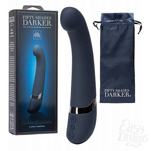 Фотография 3  Вибратор для точки G Darker Desire Explodes - Fifty Shades of Grey (25 см), Серый