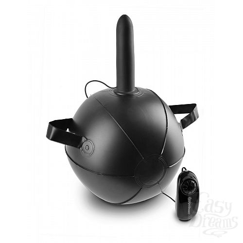  2  -        Vibrating Mini Sex Ball with 7  Dildo