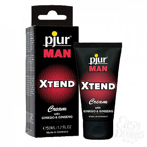 Фотография 1:  Мужской крем для пениса pjur MAN Xtend Cream - 50 мл.