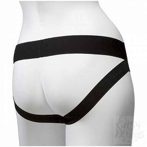 ���������� 2  ������� � ������ Vac-U-Lock Panty Harness with Plug Dual Strap - S/M