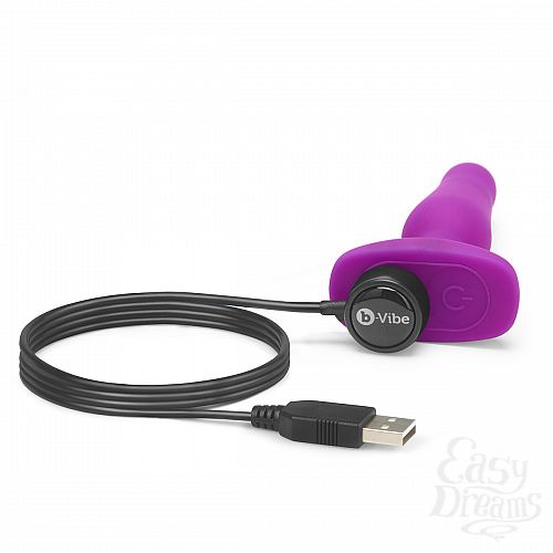 3   - B-Vibe Novice Plug FUCHSIA