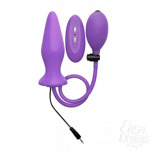 ���������� 1:  ���������� �������� ���������� � �������� ���������� � ��������� Inflatable Vibrating Silicone Plug - 12,2 ��.