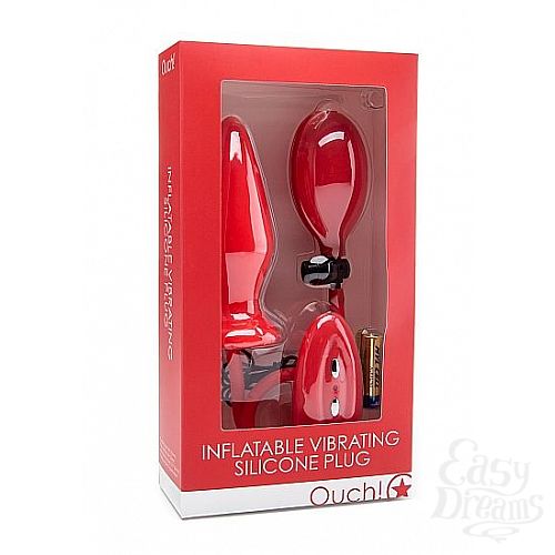 ���������� 2  ������� �������� ���������� � �������� ���������� � ��������� Inflatable Vibrating Silicone Plug - 12,2 ��.