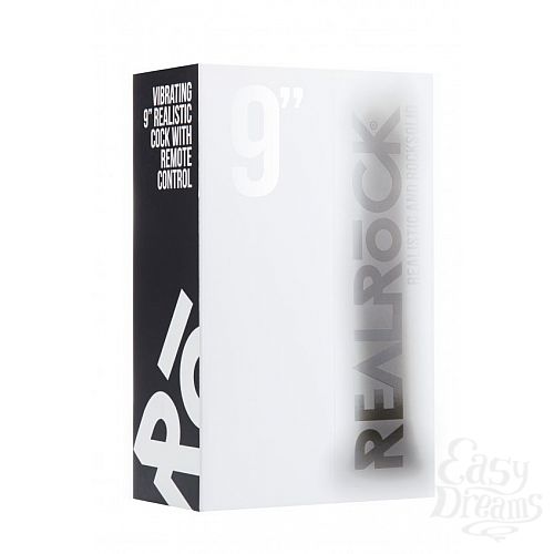 ���������� 2  ׸���� ��������-��������� Vibrating Realistic Cock 9  With Scrotum - 23,5 ��.