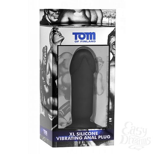 Фотография 3  Анальный вибратор XL, 19.5 см - Tom of Finland, Черный