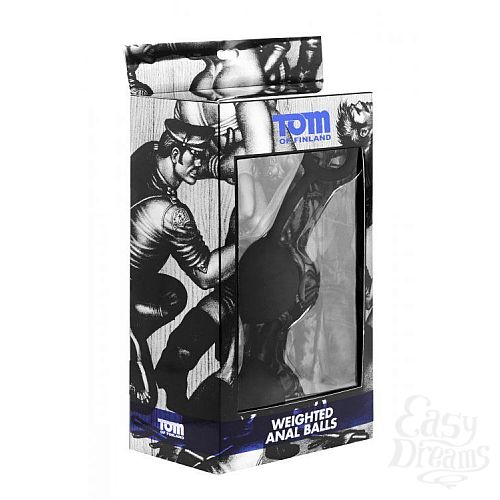 Фотография 2  Анальные шарики Tom of Finland Weighted Anal Balls