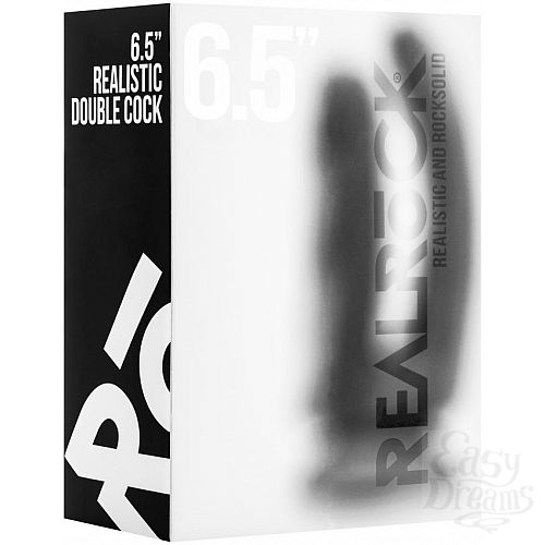 ���������� 2  ׸���� �������-����������� ������������� Realistic Double Cock 6,5 Inch - 16,5 ��.