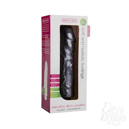 ���������� 2  ׸���� �������� Realistic Skin Vibrator Big - 22 ��.