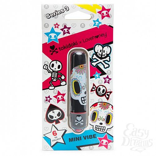 ���������� 4  ׸���� ��������� � ������������ ������� MINI BULLET VIBRATOR DIA DE LOS MUERTOS