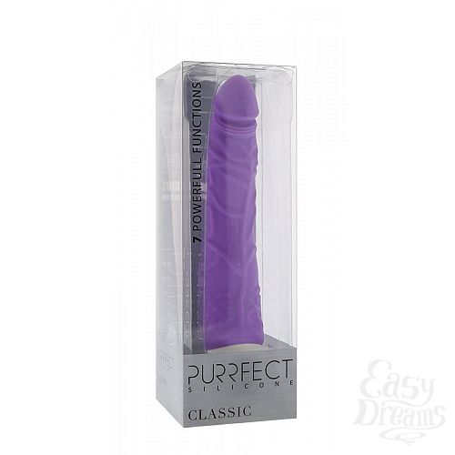 ���������� 2  ���������� ��������-��������� PURRFECT SILICONE CLASSIC 7.1INCH PURPLE - 18 ��.