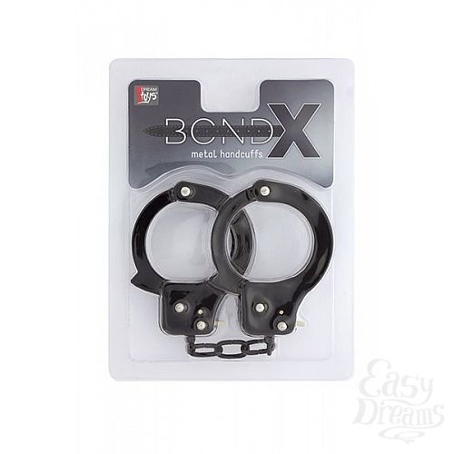 ���������� 2  ׸���� ��������� �� ��������� ������� BONDX METAL CUFFS BLACK