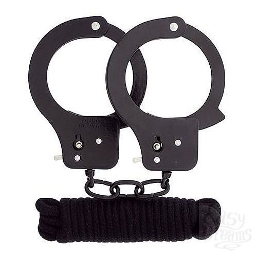 ���������� 1:  ׸���� ��������� �� ��������� ������� � ��������� � �������� BONDX METAL CUFFS LOVE ROPE SET