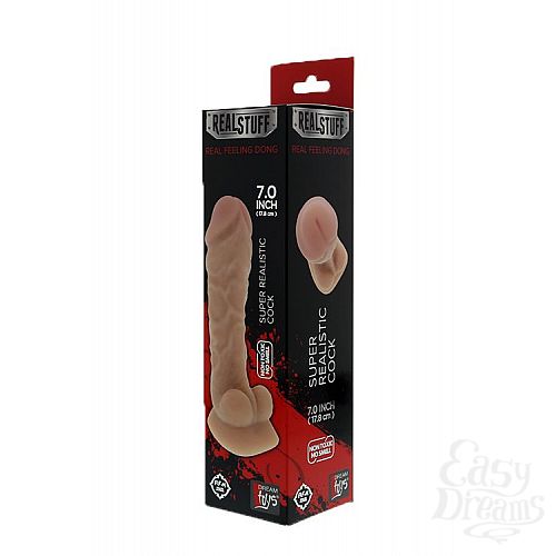 ���������� 2  ������������� � ������� �������� ����������� REALSTUFF REAL FEELING DONG 7INCH FLESH - 17,8 ��.