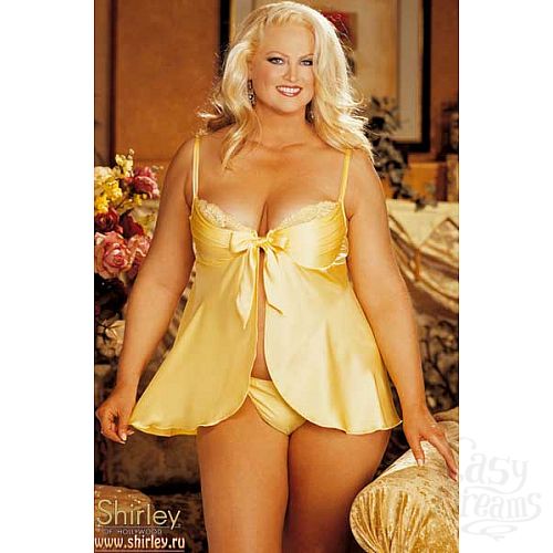 Фотография 2:  Атласное платье беби-долл с драпированным лифом Фотография 2  Атласное платье беби-долл с драпированным лифом