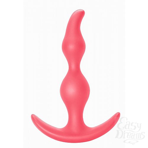  2     Bent Anal Plug Black - 13 .