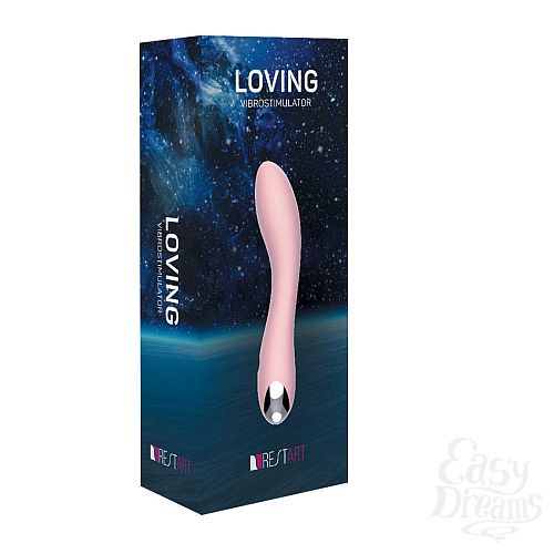 Фотография 3  Нежно-розовый вибростимулятор Loving - 18 см.