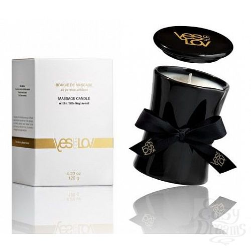 Фотография 1:  Массажная свеча Titillating Massage Candle - 120 мл.