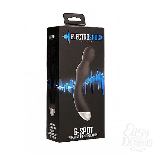  3   E-Stim G-spot Vibrator Black SH-ELC002BLK