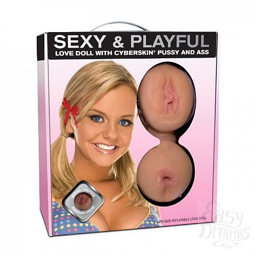 ���������� 1:  ����-����� Sexy   Playful Inflatable Love Doll with CyberSkin Pussy and Ass
