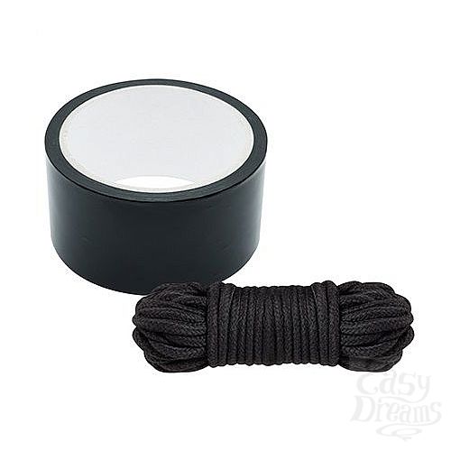 ���������� 1:  �������� ��� ���������� BONDX BONDAGE RIBBON   LOVE ROPE BLACK