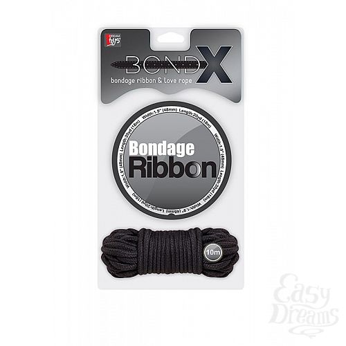 ���������� 2  �������� ��� ���������� BONDX BONDAGE RIBBON   LOVE ROPE BLACK