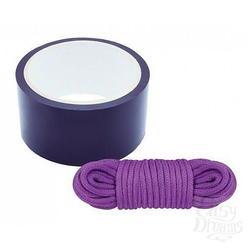 ���������� 1:  �������� ��� ���������� BONDX BONDAGE RIBBON   LOVE ROPE PURPLE