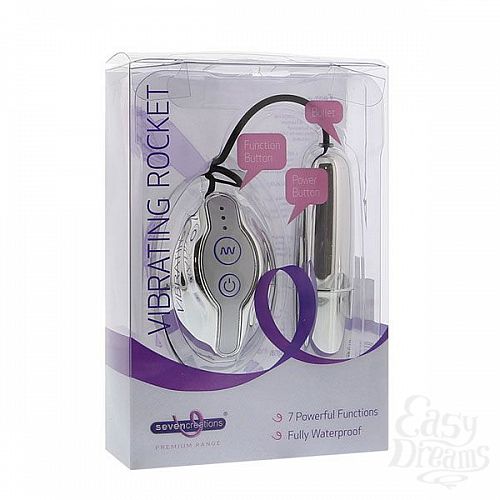 ���������� 2  ����������� ������������� ��������� PREMIUM RANGE VIBRATING ROCKET SILVER - 11 ��.