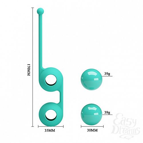 Фотография 4  Мятные вагинальные шарики Kegel Tighten Up III