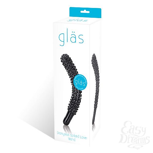 Фотография 3:  DIONYSIUS SPIKED LOVE из черного стекла GLAS-07 Фотография 3  DIONYSIUS SPIKED LOVE из черного стекла GLAS-07