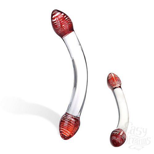 Фотография 2:  Изогнутый фаллос RED HEAD GLAS-22 Фотография 2  Изогнутый фаллос RED HEAD GLAS-22