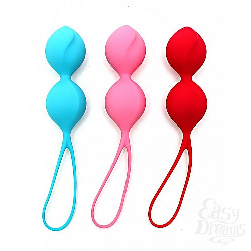 Фотография 1:  Набор из 3 двойных вагинальных шариков Satisfyer Balls