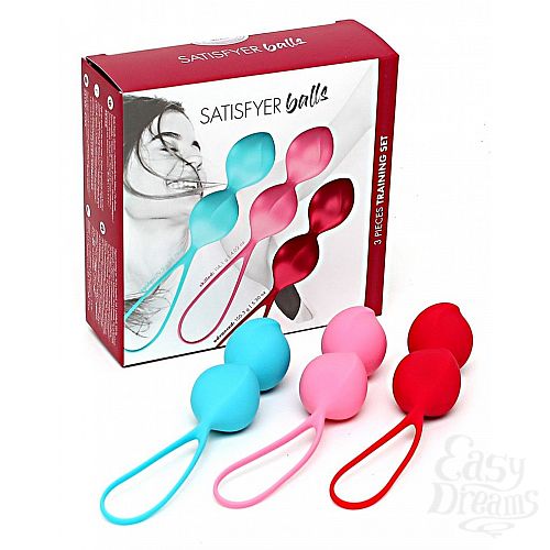 Фотография 4  Набор из 3 двойных вагинальных шариков Satisfyer Balls