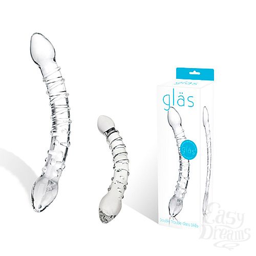 Фотография 1:  Двойной фаллос DOUBLE TROUBLE GLAS-16 Фотография 1:  Двойной фаллос DOUBLE TROUBLE GLAS-16