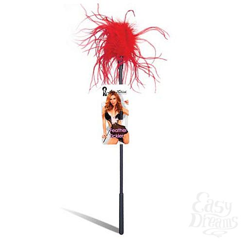  1:       FEATHER TICKLER LF1460-RED