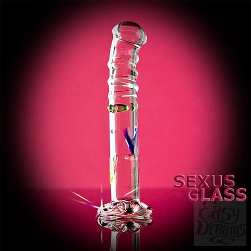Фотография 1:  Изогнутый стеклянный фаллос (Sexus-glass 912011) Фотография 1:  Изогнутый стеклянный фаллос (Sexus-glass 912011)