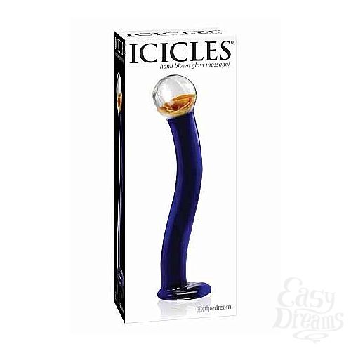 Фотография 1:  Анальный стимулятор ICICLES № 17 из стекла Фотография 1:  Анальный стимулятор ICICLES № 17 из стекла