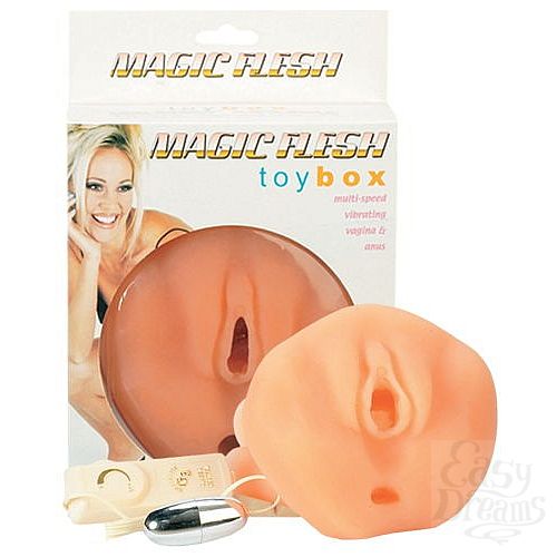 Фотография 1:  Мягкая вибровагина и анус ( Dream toys 50044) Фотография 1:  Мягкая вибровагина и анус ( Dream toys 50044)