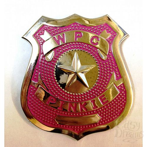 ���������� 1:  ������ Police Badge pink ������� 7�5�� 02493