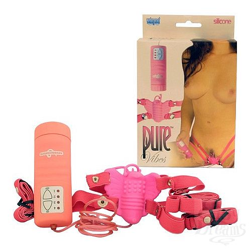 ���������� 1:  ���������� ������� Strap-On Vibr. Butterfly Pink