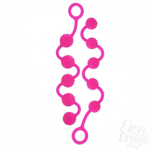Фотография 2  Анальная цепочка Posh Silicone O Beads Orange 1322-30BXSE
