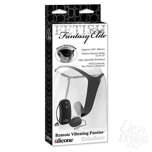 ���������� 4  ��������������� �� ������ � ����� Remote Vibrating Panties  Black