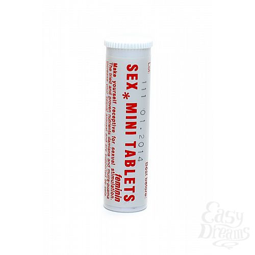 Фотография 1:  Продукт для женщин Sex Mini Tabletten, 30 таб. Фотография 1:  Продукт для женщин Sex Mini Tabletten, 30 таб.