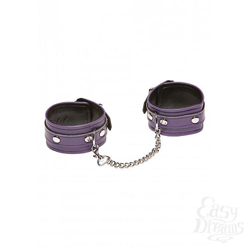 ���������� 2  ������ X-PLAY LOVE CHAIN ANKLE CUFFS PURPLE 2071XP