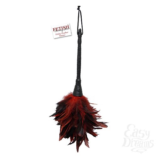  1:   FF FRISKY FEATHER DUSTER BLACK RED 375615PD