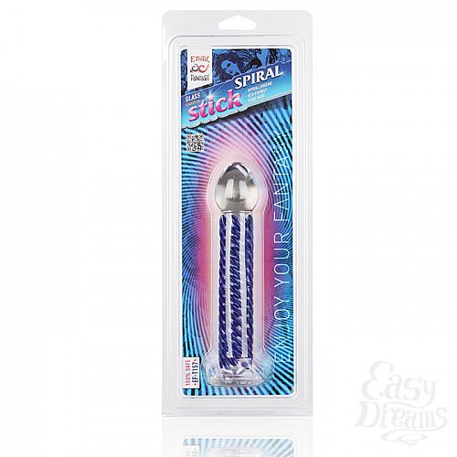 Фотография 3:  Стеклянный стимулятор SPIRAL STICK EF-T157 Фотография 3  Стеклянный стимулятор SPIRAL STICK EF-T157