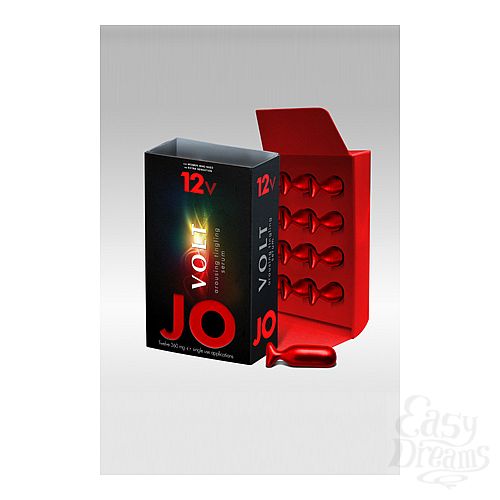 Фотография 1:  Возбуждающая сыворотка мощного действия JO Volt 12 VOLT, 12 капсул Фотография 1:  Возбуждающая сыворотка мощного действия JO Volt 12 VOLT, 12 капсул