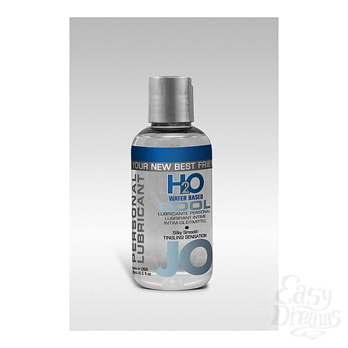 Фотография 1:  Охлаждающий лубрикант на водной основе JO Personal Lubricant H2O COOL, 4.5 oz (135 мл)
