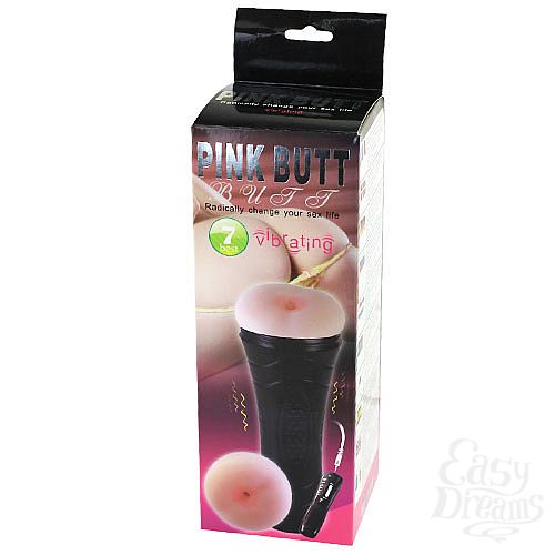 ���������� 3  ����������� � ����� Pink Butt Vibrating BM-00900T27Z-1