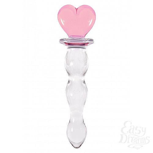 Фотография 1:  Стимулятор Crystal Heart of Glass, Розовый Фотография 1:  Стимулятор Crystal Heart of Glass, Розовый